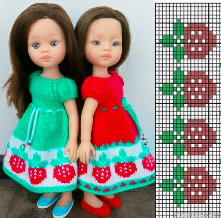 Мои любимые жаккарды — Одежда и обувь для кукол своими руками: фото