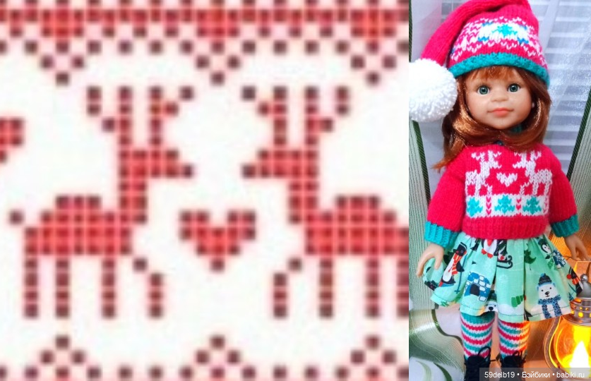 Мои любимые жаккарды — Одежда и обувь для кукол своими руками: фото