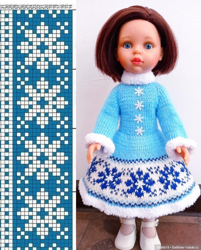 Мои любимые жаккарды — Одежда и обувь для кукол своими руками: фото