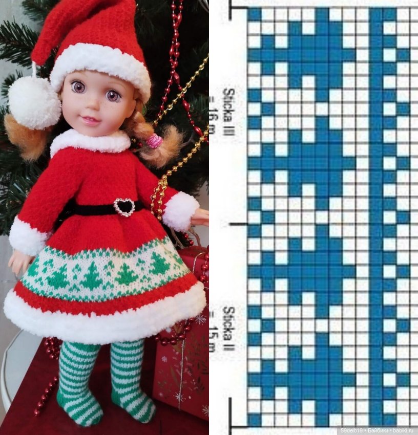 Мои любимые жаккарды — Одежда и обувь для кукол своими руками: фото