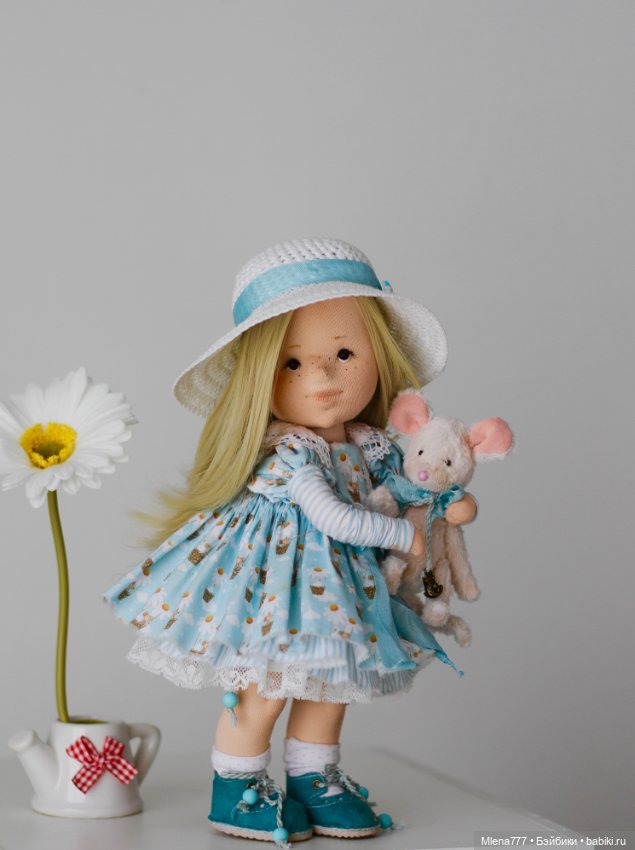 Милаша интерьерная кукла — Авторские текстильные куклы: Вальдорфские (фото 3)