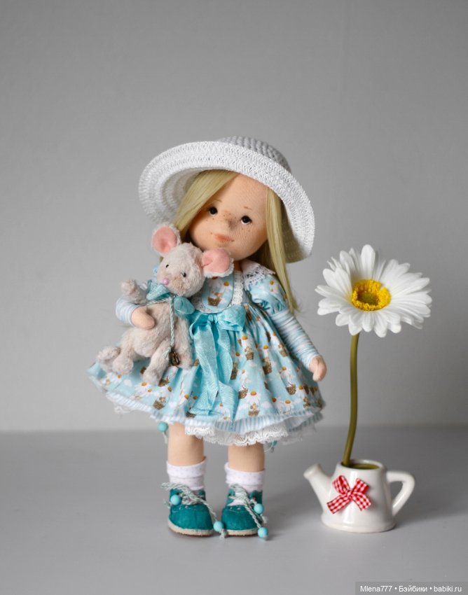 Милаша интерьерная кукла — Авторские текстильные куклы: Вальдорфские (фото 7)