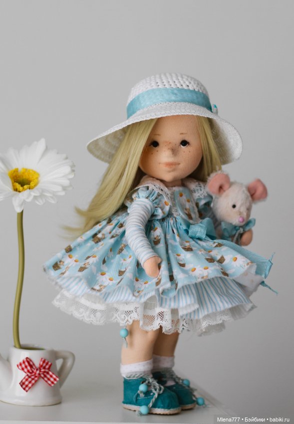 Милаша интерьерная кукла — Авторские текстильные куклы: Вальдорфские (фото 8)