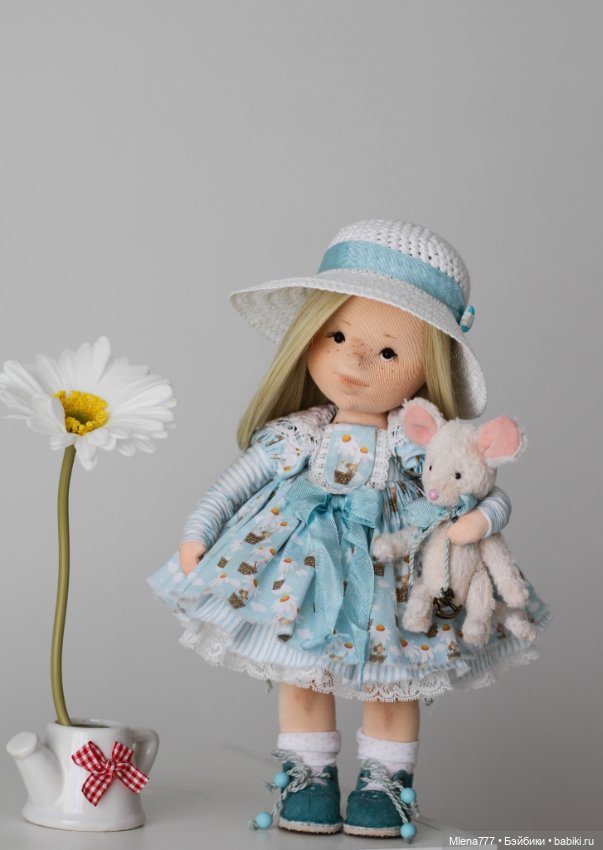 Милаша интерьерная кукла — Авторские текстильные куклы: Вальдорфские (фото 5)