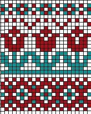 Весенне - летние жаккарды: фрукты, цветочки, мотылёчки (фото 9)