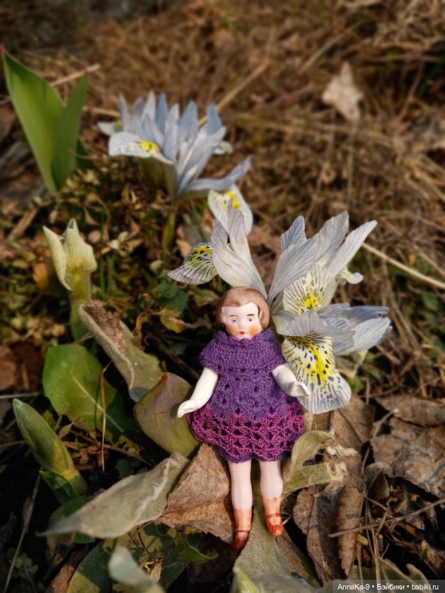 В весеннем лесу — Антикварные куклы Mignonette (Миньонетта): карманные