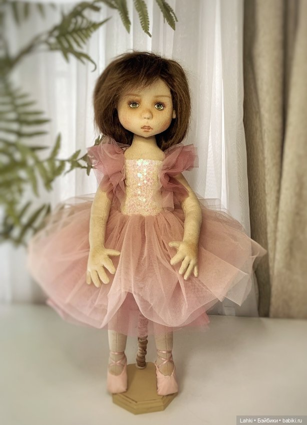 Интерьерная кукла. Балерина (фото 4)