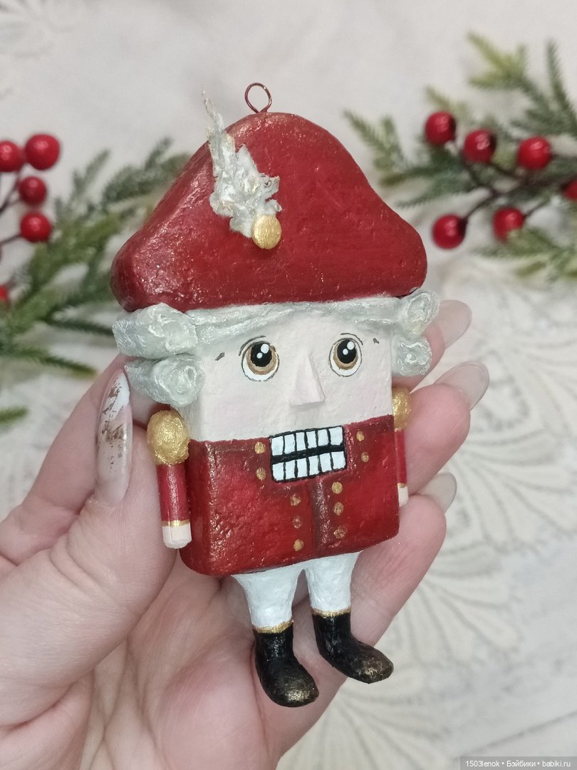 Щелкунчик — Лепка авторских игрушек и папье (фото 4)