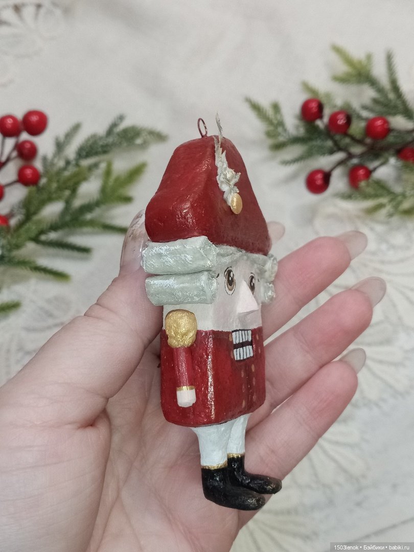 Щелкунчик — Лепка авторских игрушек и папье (фото 7)