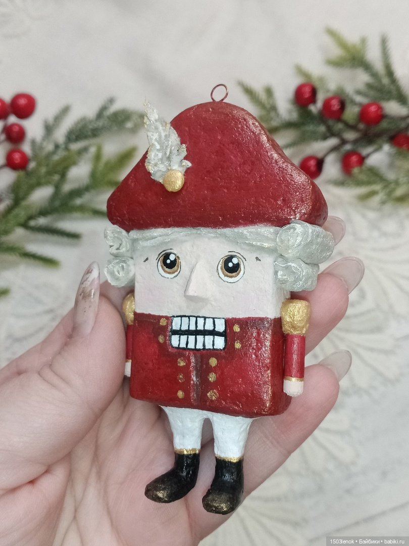 Щелкунчик — Лепка авторских игрушек и папье (фото 3)