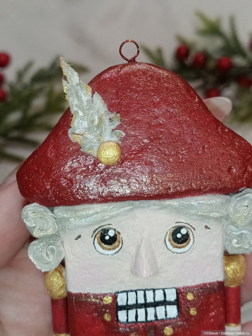 Щелкунчик — Лепка авторских игрушек и папье (фото 8)