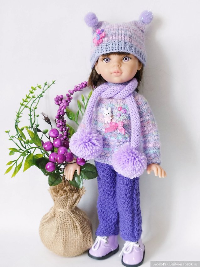 Костюм для паолочки в сиреневых тонах (фото 5)