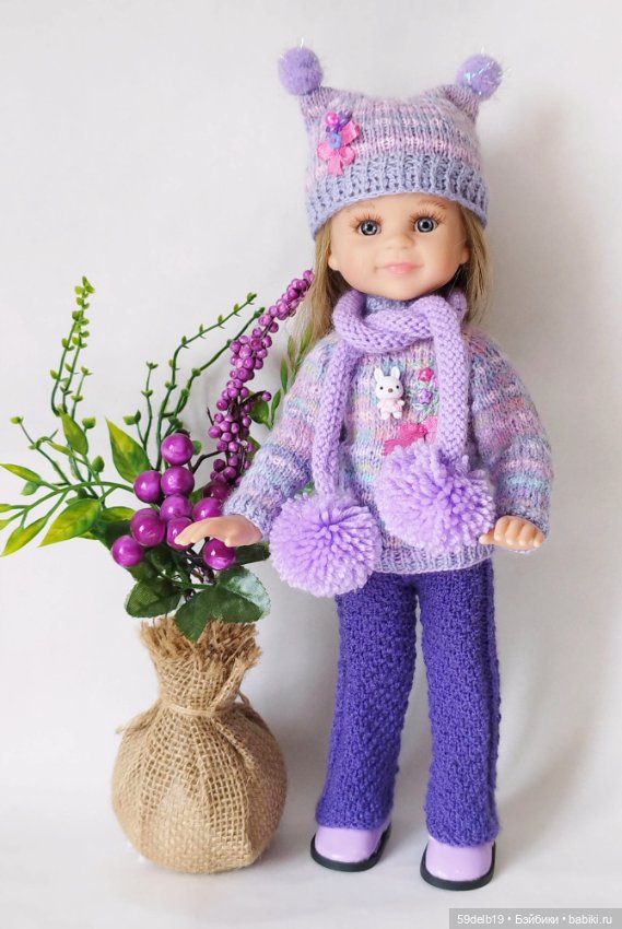 Костюм для паолочки в сиреневых тонах (фото 10)