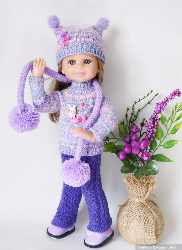 Костюм для паолочки в сиреневых тонах (фото 9)