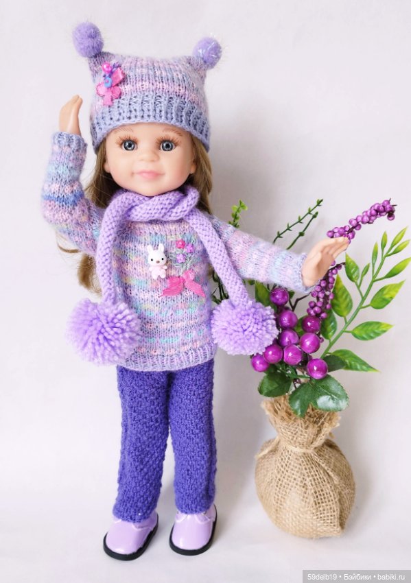 Костюм для паолочки в сиреневых тонах (фото 7)