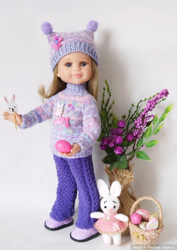 Костюм для паолочки в сиреневых тонах (фото 8)