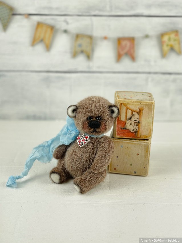 Тедди мишка Платон — Авторские мишки Тедди и друзья: фото (фото 4)