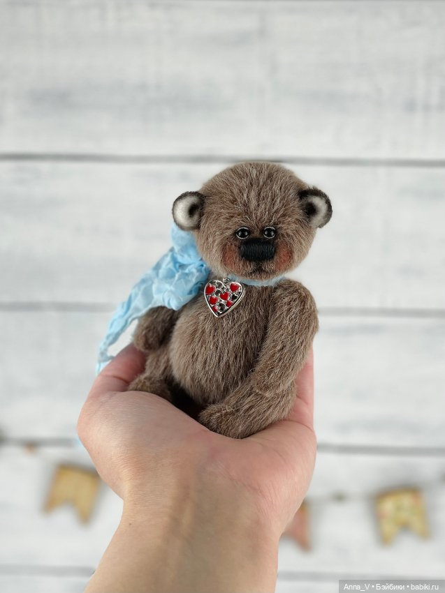 Тедди мишка Платон — Авторские мишки Тедди и друзья: фото (фото 3)