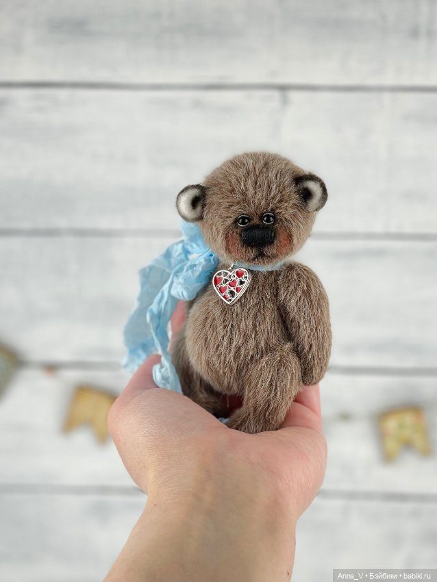 Тедди мишка Платон — Авторские мишки Тедди и друзья: фото (фото 2)