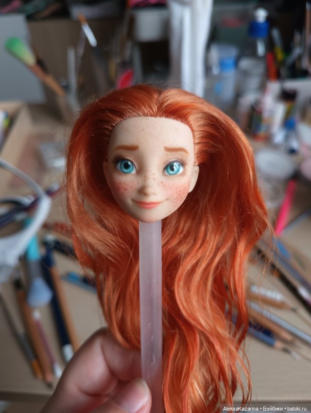 Принцесса Анна — ООАК и репейнт Принцесс Диснея (Disney): Аниматорс (фото 5)