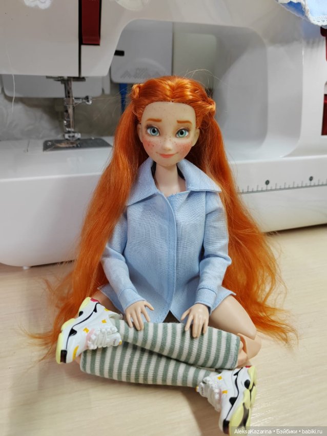 Принцесса Анна — ООАК и репейнт Принцесс Диснея (Disney): Аниматорс (фото 8)