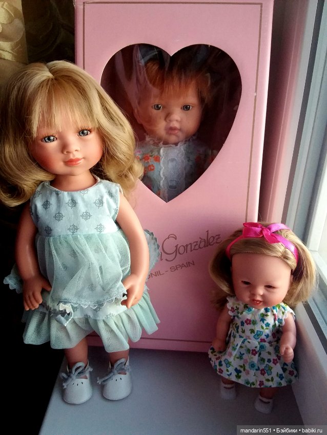 Леан от Carmen Gonzalez — Испанские куклы (разное): Vestida de Azul