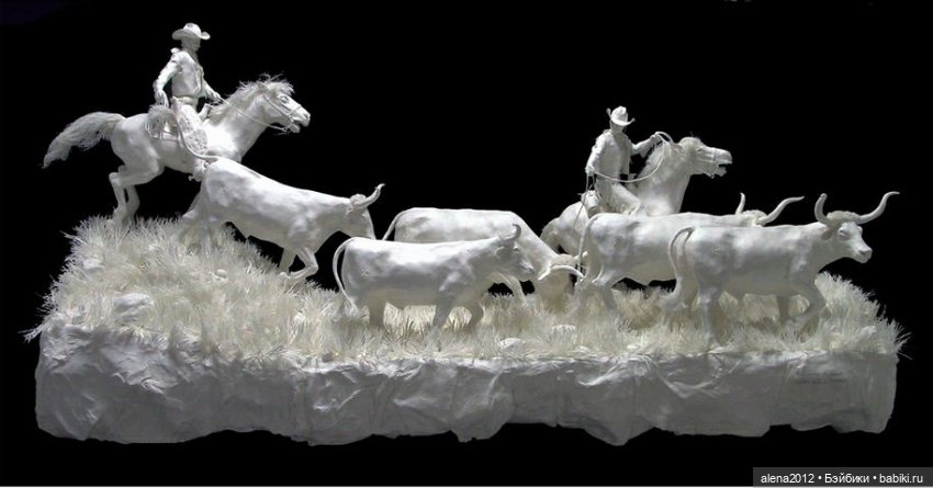 Бумажное чудо от семейной пары Пэкман