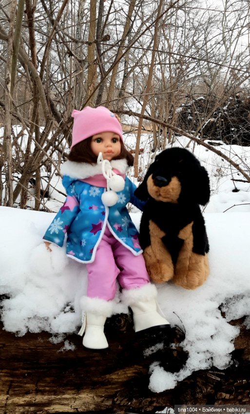 ИЗ ЖИЗНИ КУКОЛ Как они отдыхают. Зимняя прогулка 1ч (фото 2)