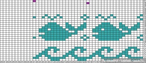 Подборка жаккардов на морскую тематику