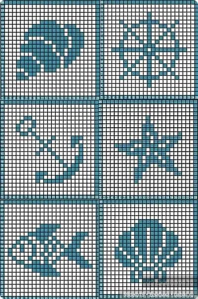 Подборка жаккардов на морскую тематику (фото 9)