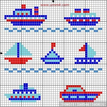Подборка жаккардов на морскую тематику (фото 5)