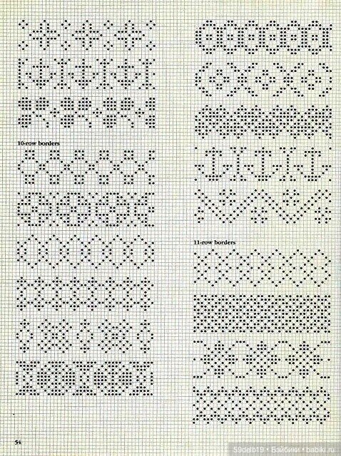 Подборка жаккардов на морскую тематику