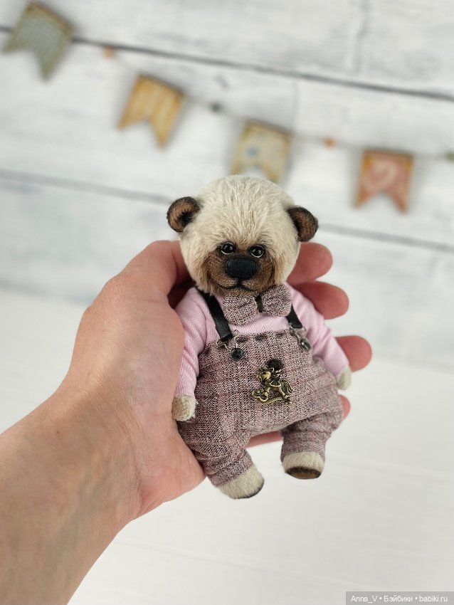 Тедди мишка Дарен — Авторские мишки Тедди и друзья: фото (фото 2)