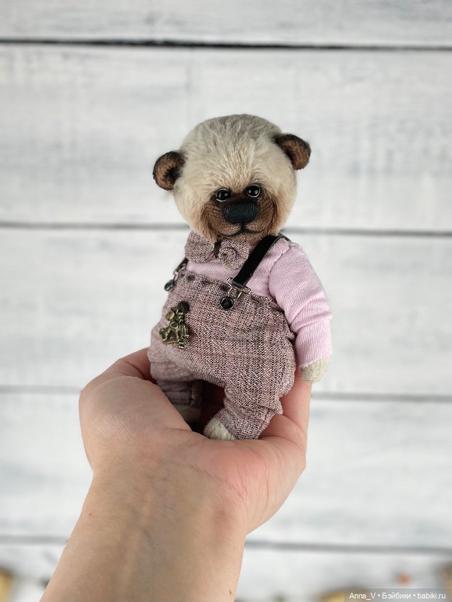 Тедди мишка Дарен — Авторские мишки Тедди и друзья: фото (фото 3)