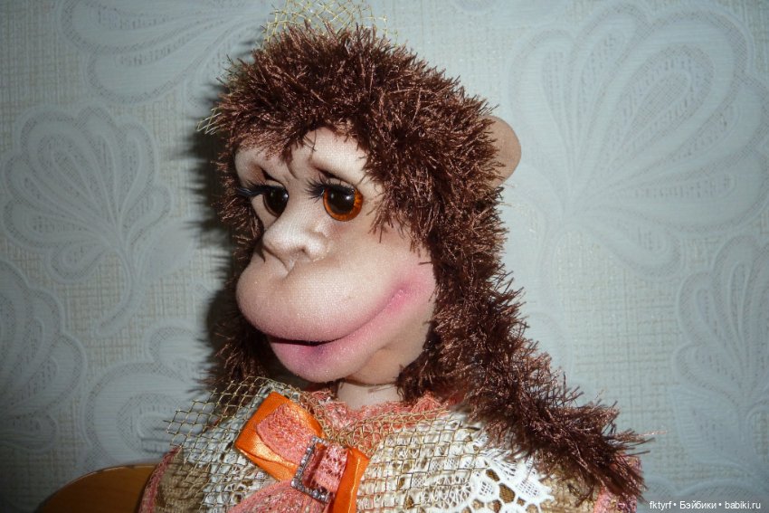 Обезьяний бум — Куклы из капрона и чулочной техники: авторские игрушки (фото 5)