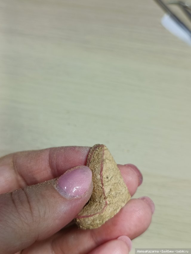 Босоножки из пробки для куклы (МК). Аутфит для Рени Полин Флёр Клод (фото 7)