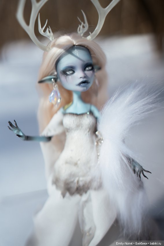 Дух зимнего леса — ООАК Monster High и Ever After High: репейнт (фото 2)