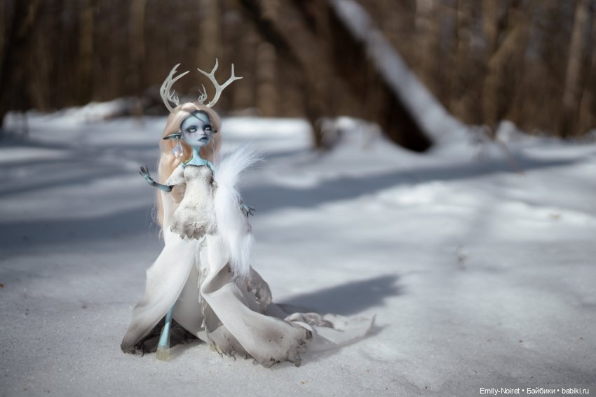 Дух зимнего леса — ООАК Monster High и Ever After High: репейнт