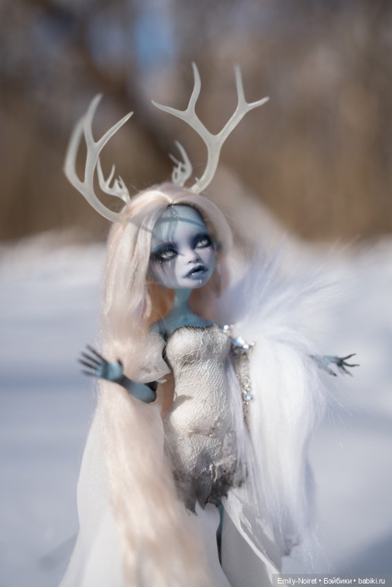 Дух зимнего леса — ООАК Monster High и Ever After High: репейнт (фото 6)