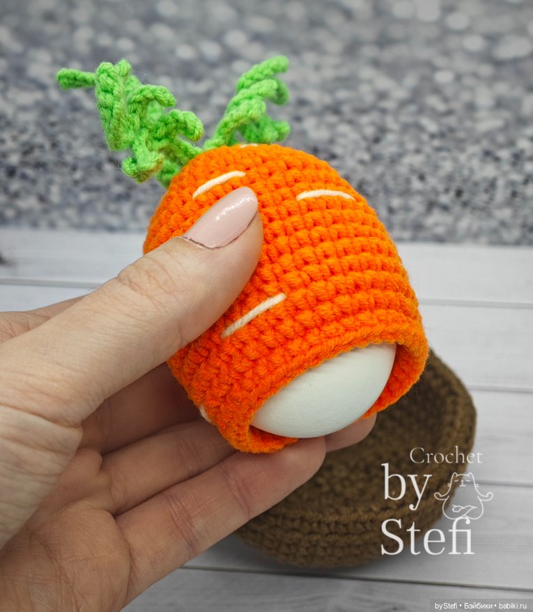 Пасхальный чехольчик — Вязаные игрушки и амигуруми: крючком (фото 4)