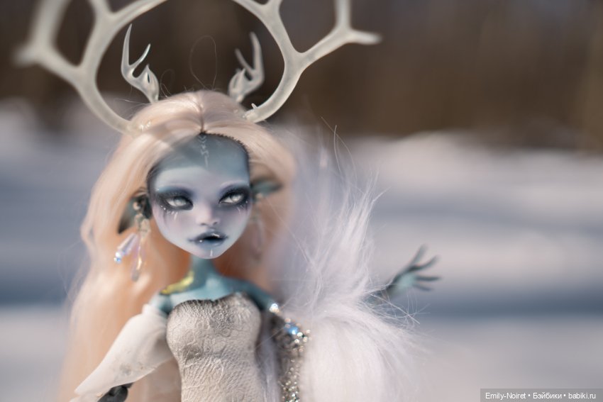 Дух зимнего леса — ООАК Monster High и Ever After High: репейнт (фото 8)
