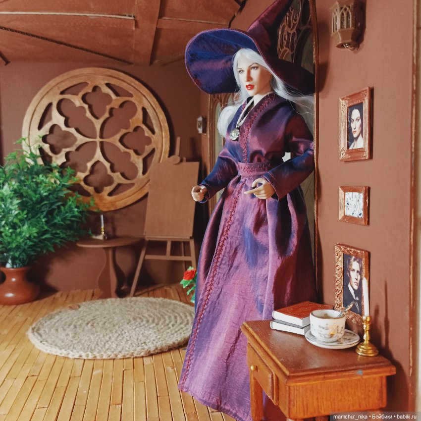 Зона с большими окнами 🏰 — Румбоксы и кукольные интерьеры: фото (фото 3)