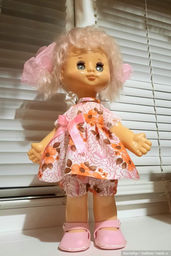 Девочка-зефирка — Советские винтажные куклы (СССР): Ленигрушка (фото 2)