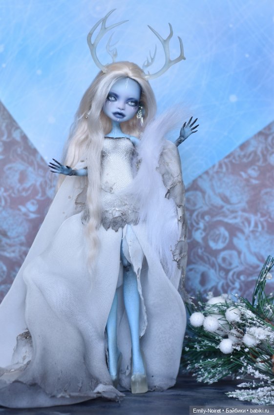 Холодная леди — ООАК Monster High и Ever After High: репейнт (фото 7)