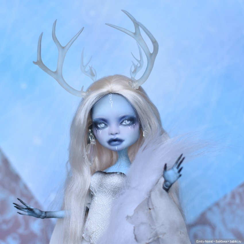 Холодная леди — ООАК Monster High и Ever After High: репейнт (фото 6)