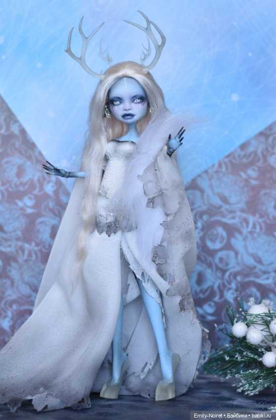 Холодная леди — ООАК Monster High и Ever After High: репейнт (фото 5)