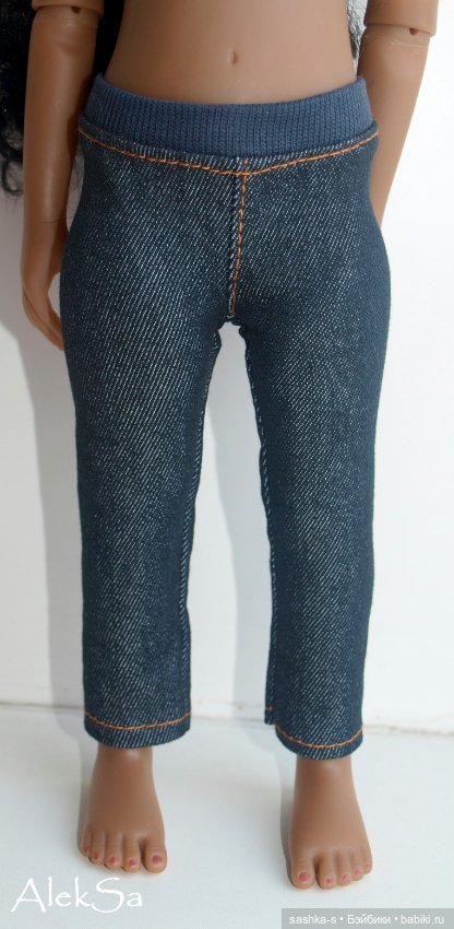 Мои джинсики на самых разных кукол (фото 4)