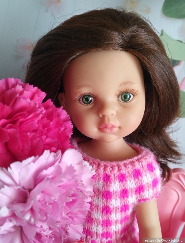 Розовое платье в клеточку (часть 1) (фото 8)