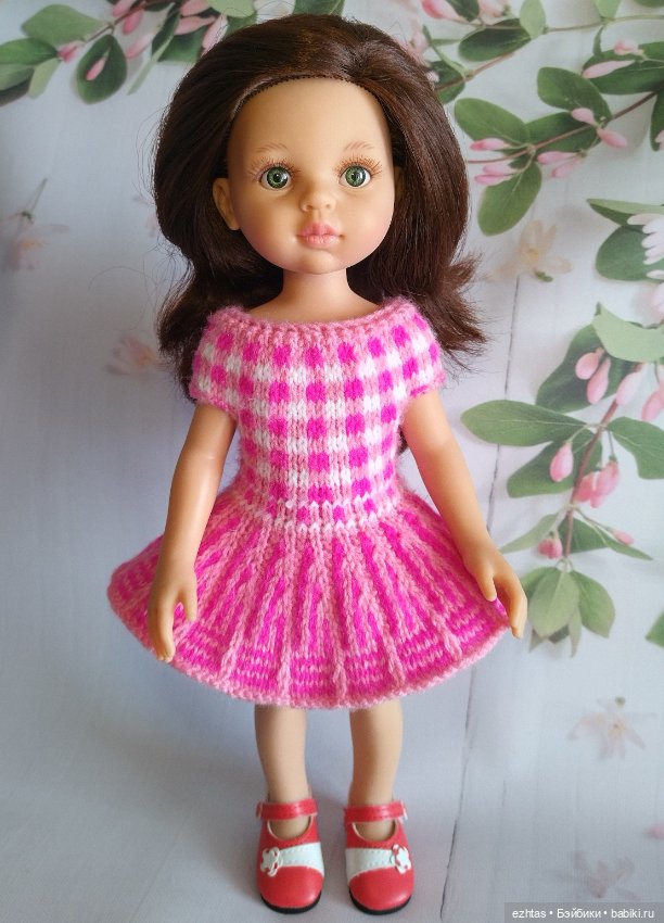 Розовое платье в клеточку (часть 1) (фото 2)