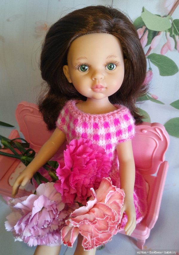 Розовое платье в клеточку (часть 1) (фото 7)